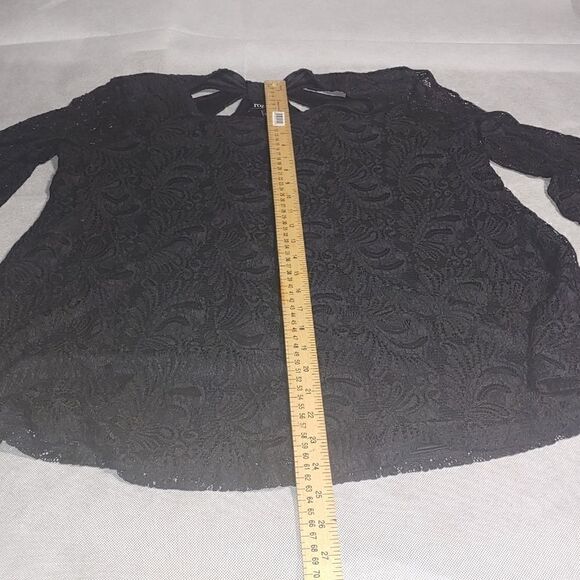 Roz & Ali women's blouse black size L - Picture 4 of 7